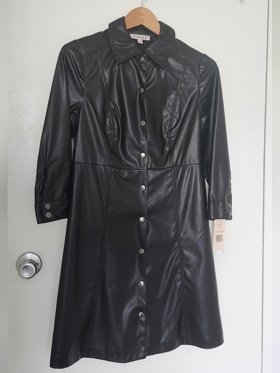 Nanette Lepore Dresses & Skirts - Nanette Lepore Faux Leather Dress